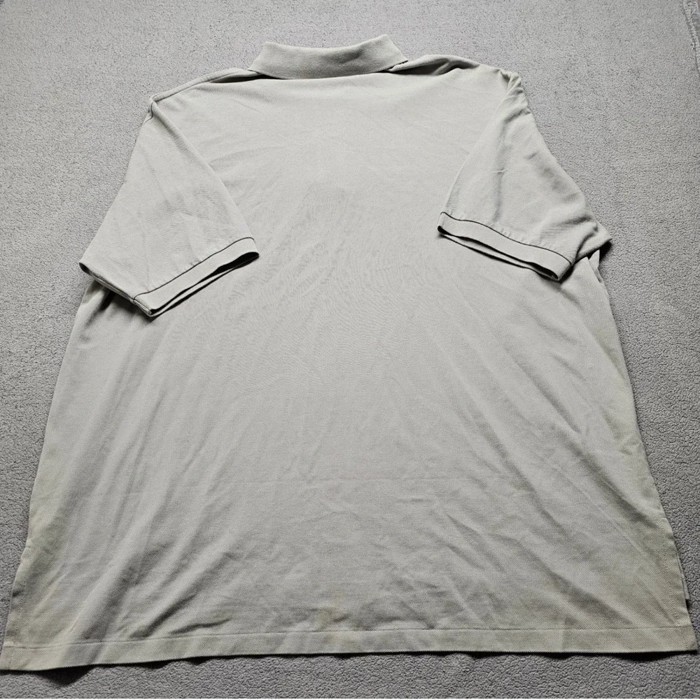 Polo Ralph Lauren Mens 3XB Gray Short Sleeve Pique Cotton Pony Logo Polo Shirt